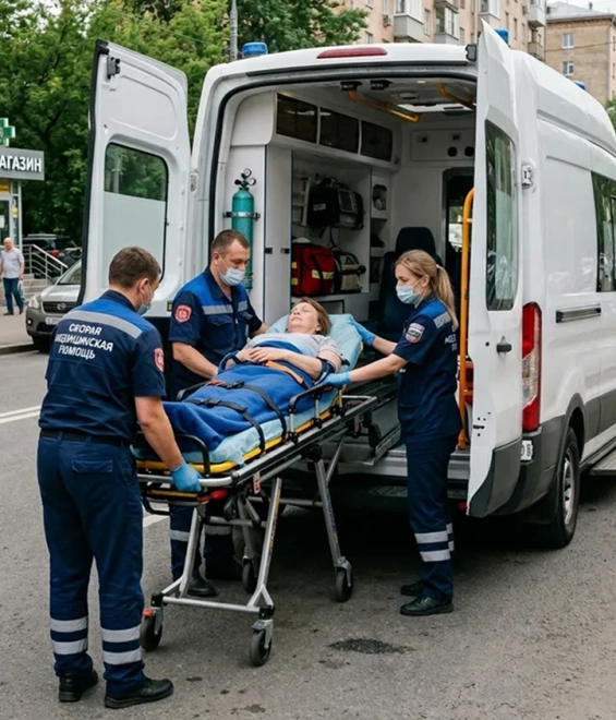 Перевозка больного с медицинским персоналом